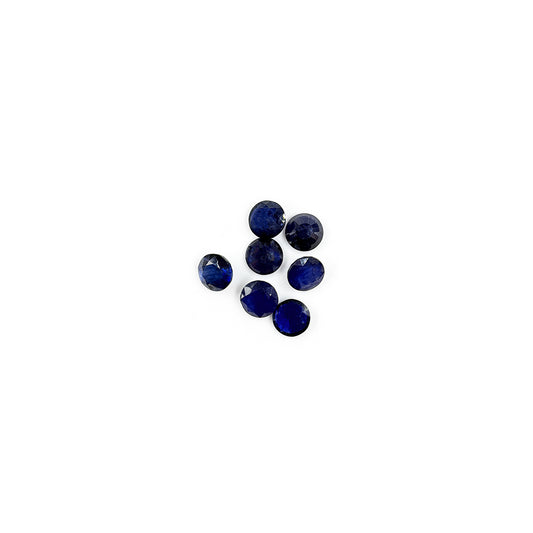 Natural  Bangkok Blue Sapphire Calibrated Rounds | 11mm & 12mm