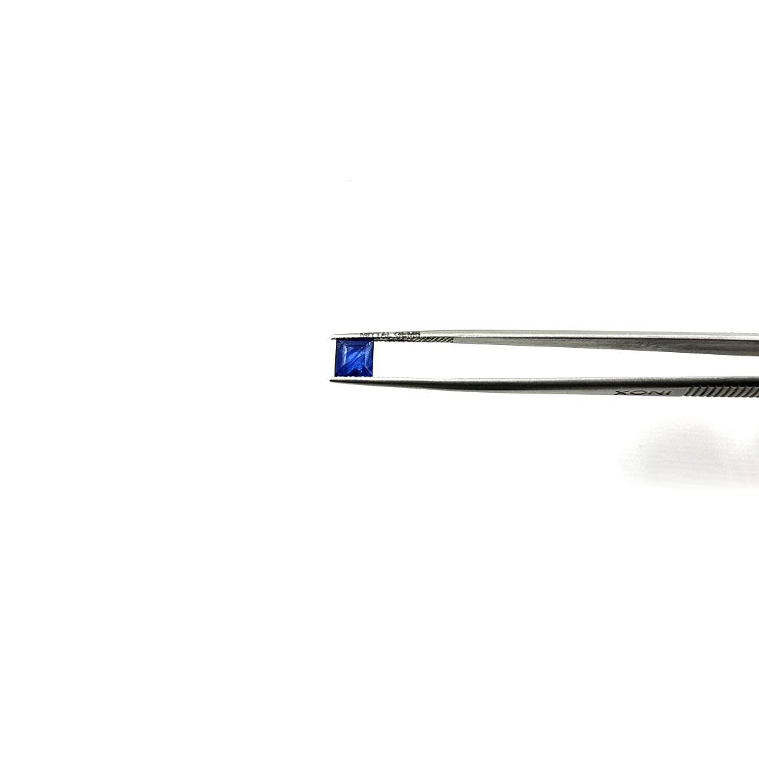 Natural  Bangkok Blue Sapphire Calibrated Squares | 5mm & 6mm