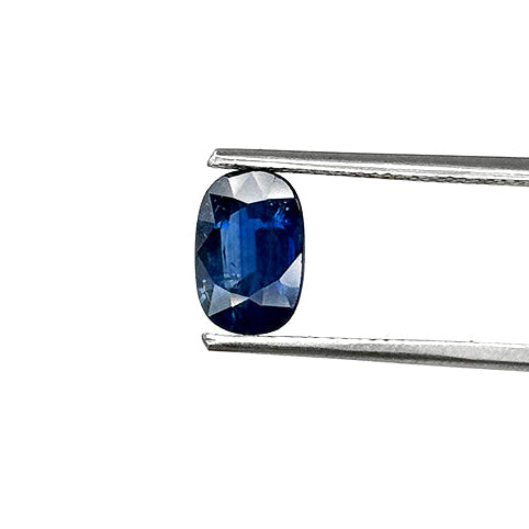 Natural Bangkok Untreated Blue Sapphire Long Cushion 3.02 cts