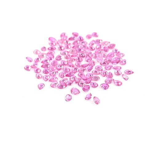 Natural Mozambique pink Sapphire Calibrated  Pears | 4x5mm & 5x6mm
