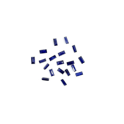 Natural  Bangkok Blue Sapphire Calibrated Baguettes | 4x8mm & 5x10mm