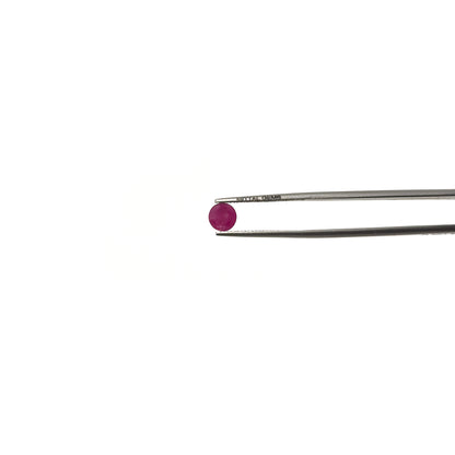 Natural African Untreated Ruby Calibrated Rounds | 5mm & 6mm