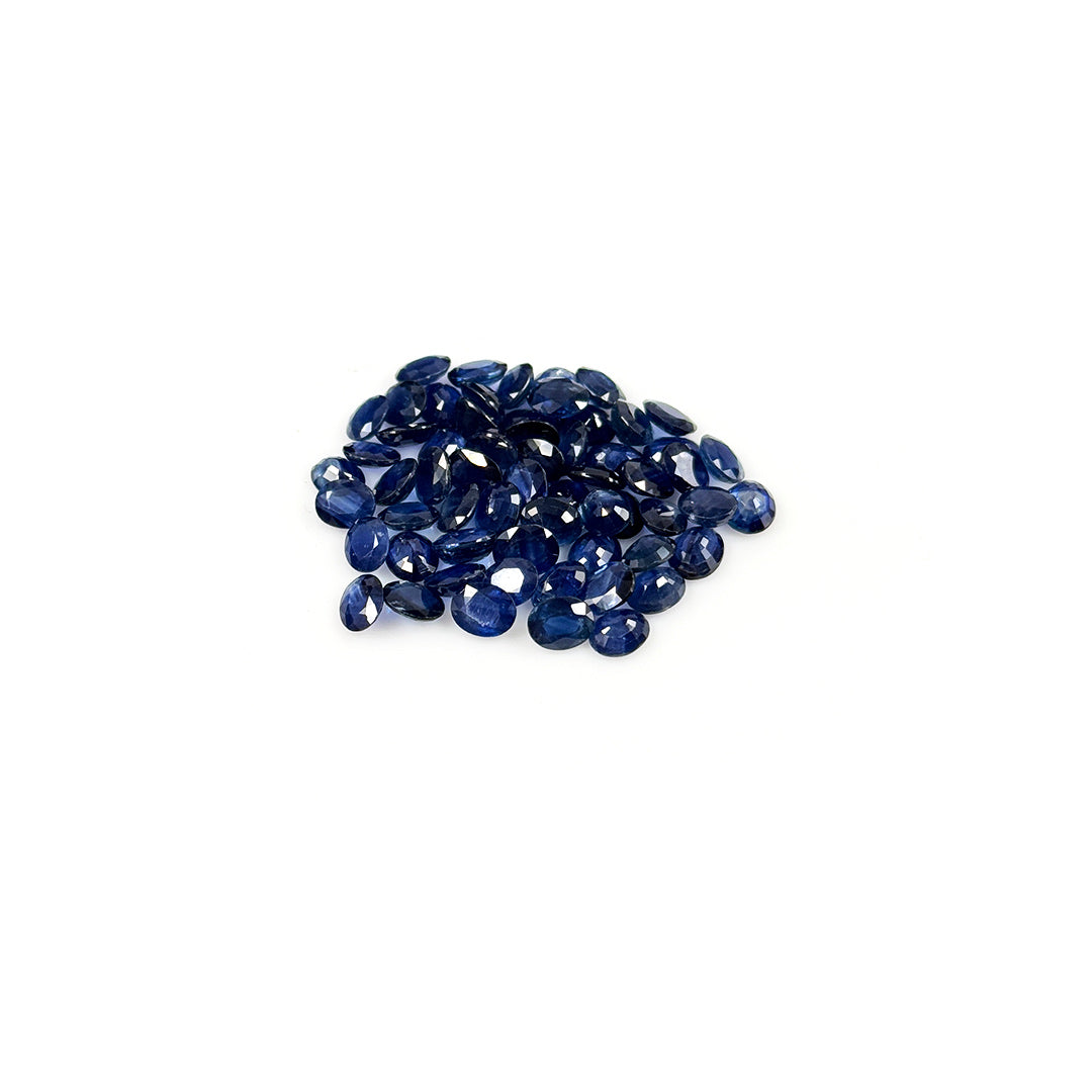 Natural Untreated Blue Sapphire Calibrated Ovals | 5x6mm & 6x7mm