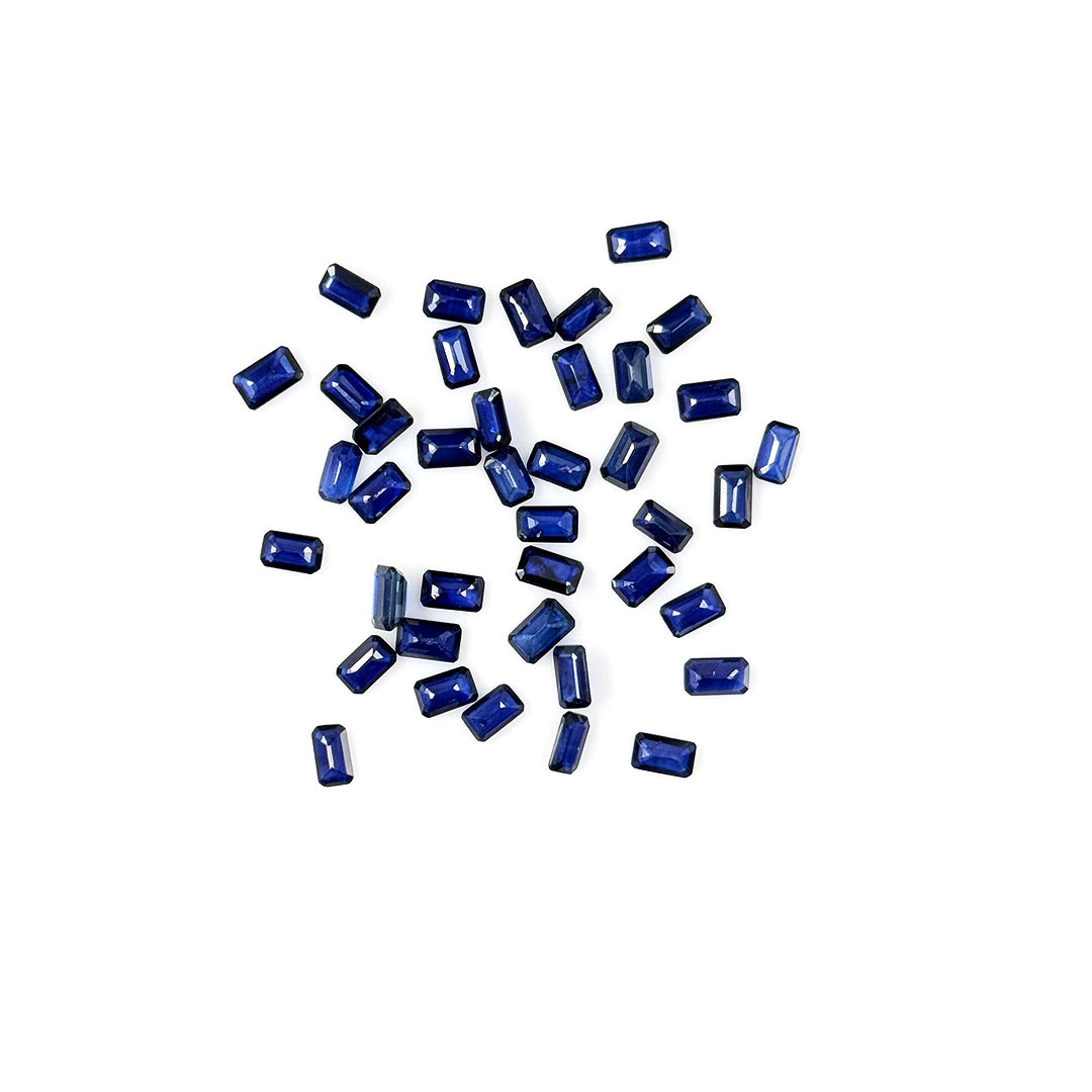 Natural  Bangkok Blue Sapphire Calibrated Octagons