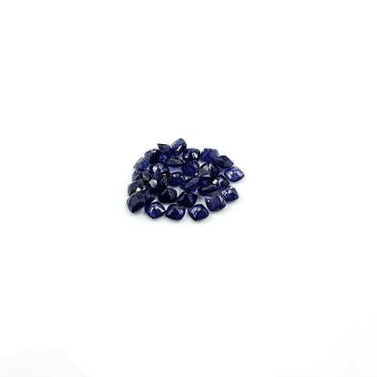 Natural  Bangkok Blue Sapphire Calibrated Cushion| 5mm & 6mm