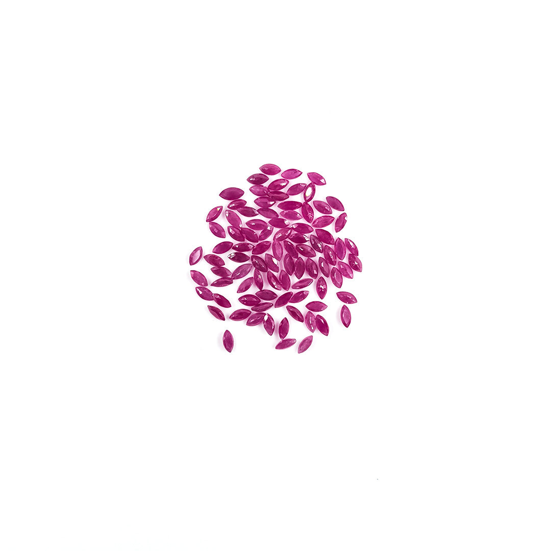 Natural African Untreated Ruby Calibrated Marquise | 2.5x5mm & 3x6mm