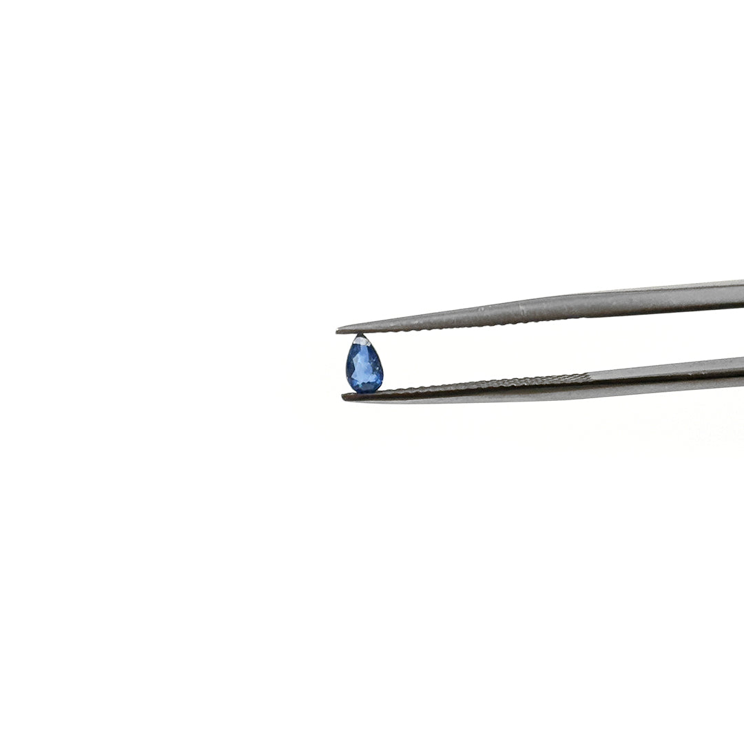 Natural Bangkok Untreated Blue Sapphire Calibrated Pears | 3x5mm & 6x4mm