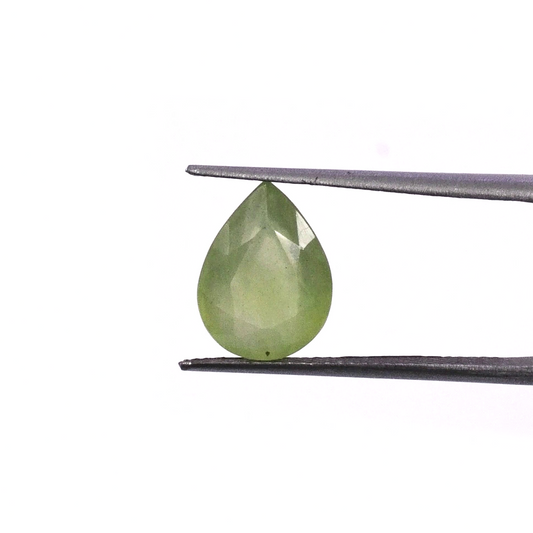 Natural Bangkok Green Sapphire Pear 4.97cts
