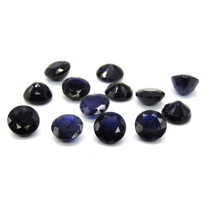 Natural  Bangkok Blue Sapphire Calibrated Rounds | 7mm & 8mm