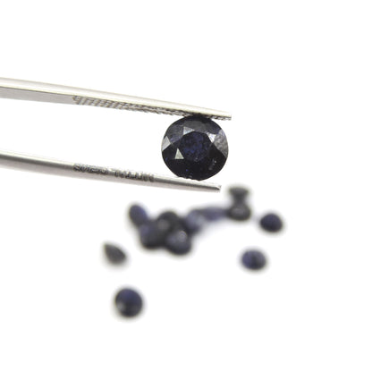 Natural  Bangkok Blue Sapphire Calibrated Rounds | 7mm & 8mm