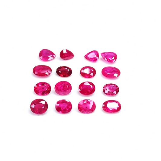Natural Mozambique Untreated Untreated Calibrated Ruby | 19.06cts