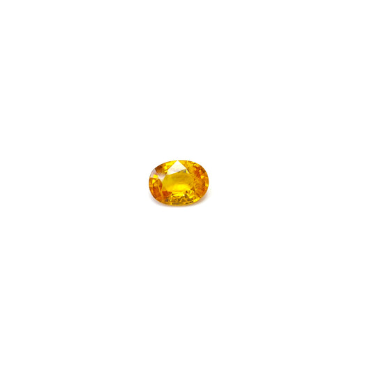 100% Natural Heated Yellow Sapphire Oval | 12.12cts