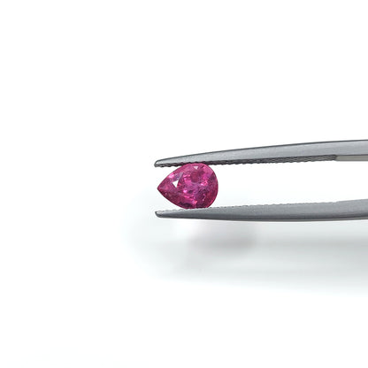 Natural Unheated Ruby Pears Pairing 2.71cts