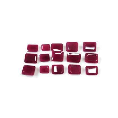 Natural African Untreated Ruby Octagons | 3cts - 7cts