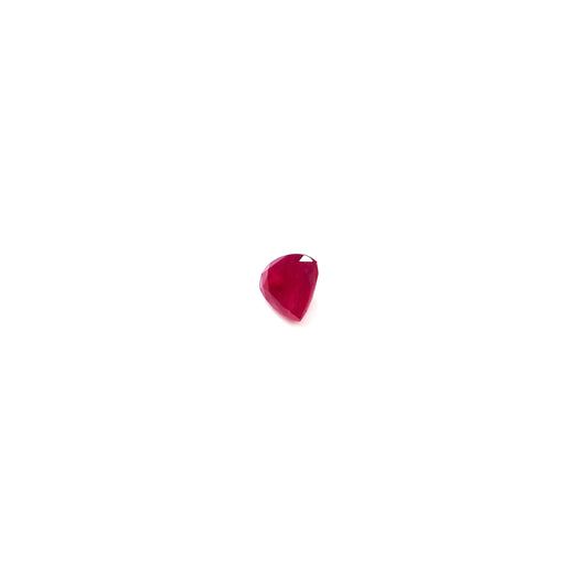 Natural African Untreated Ruby Heart 2.26cts