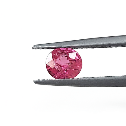 Natural Ruby Unheated Calibrated Ovals Layout