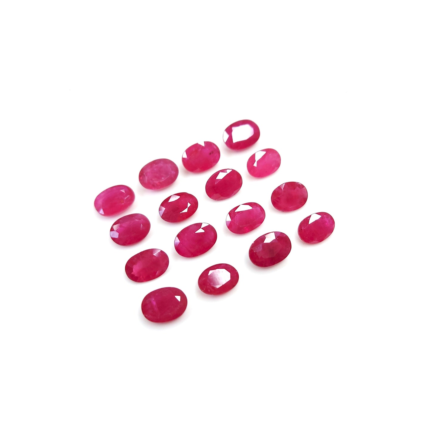 Natural Mozambique Untreated Calibrated Ruby Oval | 4x6mm & 5x7mm & 6x8mm