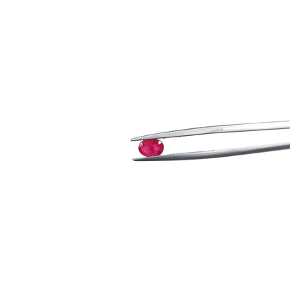 Natural Mozambique Untreated Calibrated Ruby Oval | 4x6mm & 5x7mm & 6x8mm