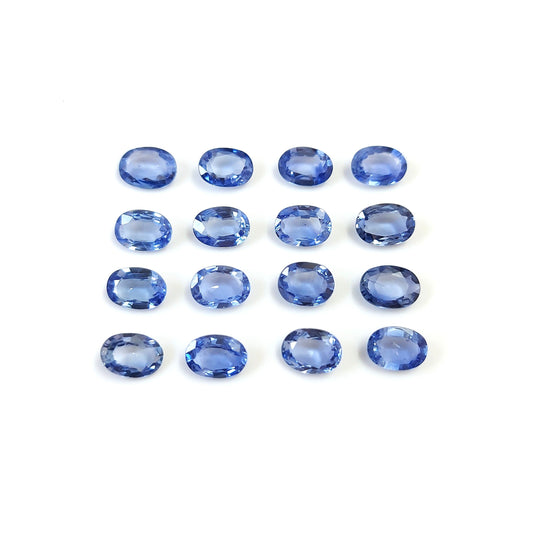 100% Natural Ceylon Blue Sapphire Heated Calibrated Ovals