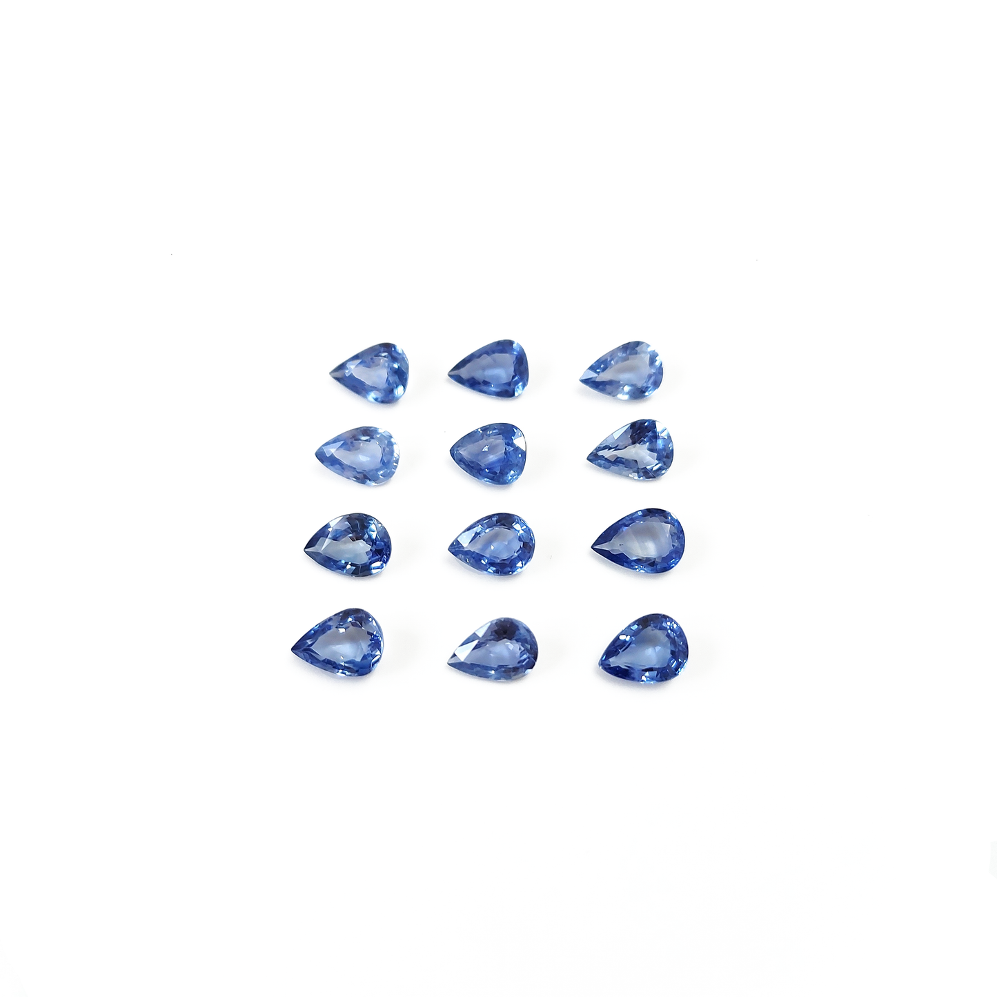 Natural Ceylon Untreated Blue Sapphire Calibrated Pears | 3x5mm & 6x4mm