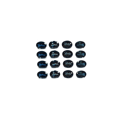Natural London Blue Topaz Calibrated Oval | 6x7mm - 7x9mm