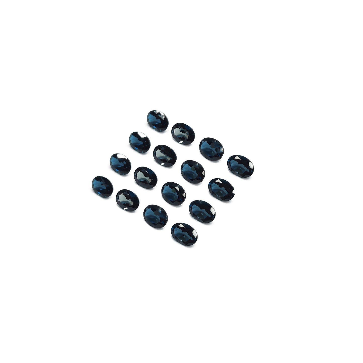 Natural London Blue Topaz Calibrated Oval | 6x7mm - 7x9mm