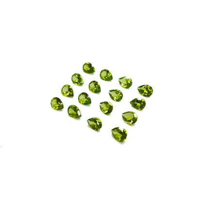 Natural Peridot Calibrated Pears | 7x5mm & 8x6mm & 9x7mm