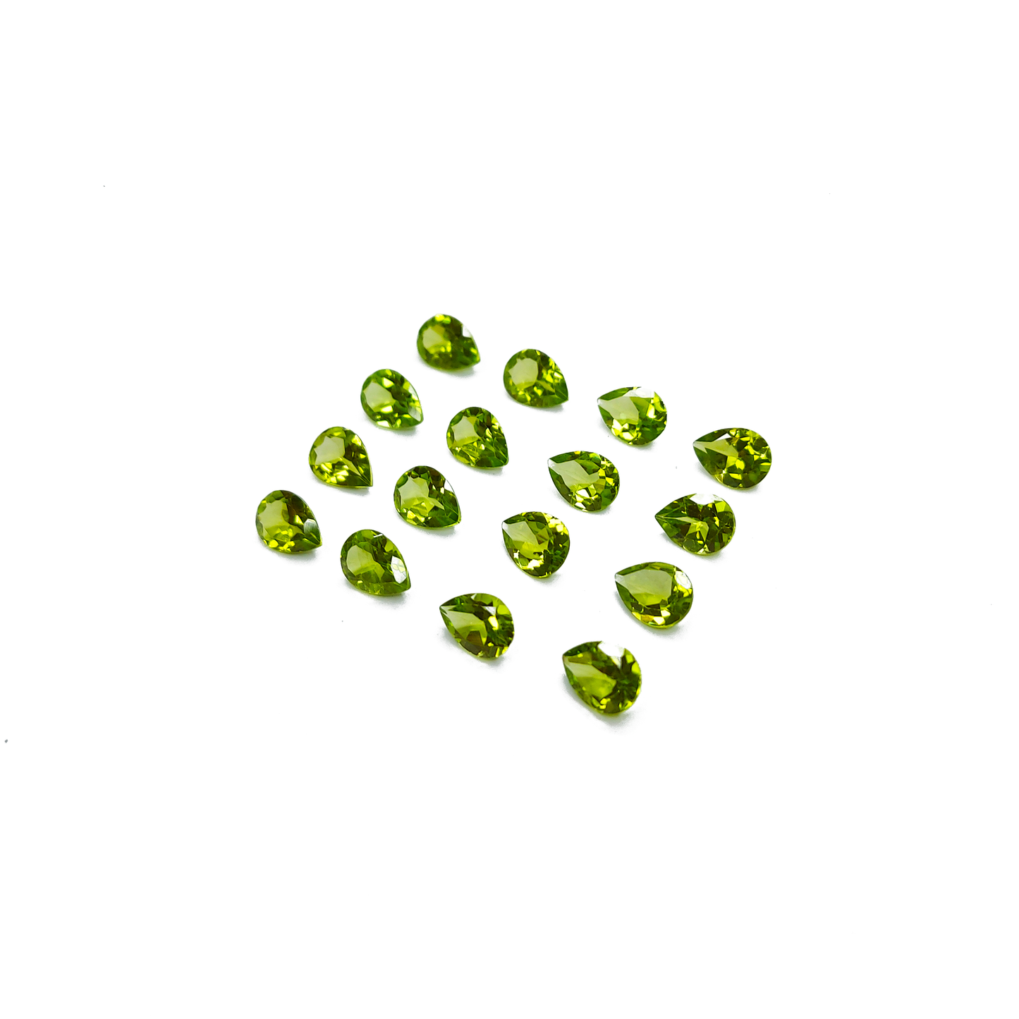 Natural Peridot Calibrated Pears | 7x5mm & 8x6mm & 9x7mm