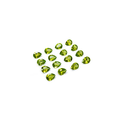 Natural Peridot Calibrated Pears | 7x5mm & 8x6mm & 9x7mm
