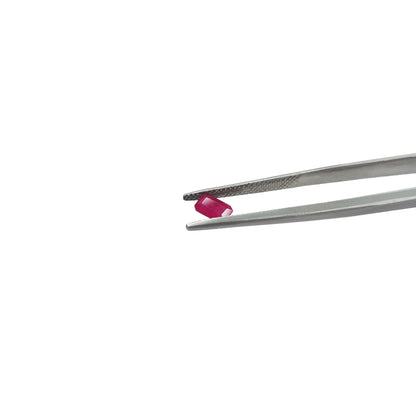 Natural Burma Untreated Ruby Calibrated Octagons 6x4mm