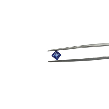 Natural Bangkok Blue Sapphire Calibrated Squares | 4.5mm & 5.5mm