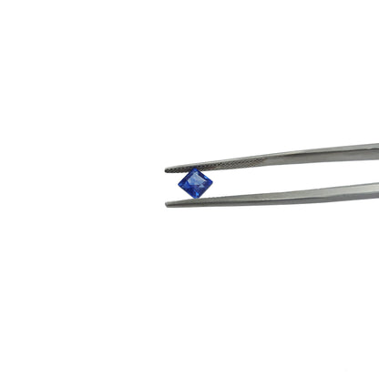 Natural Bangkok Blue Sapphire Calibrated Squares | 4.5mm & 5.5mm