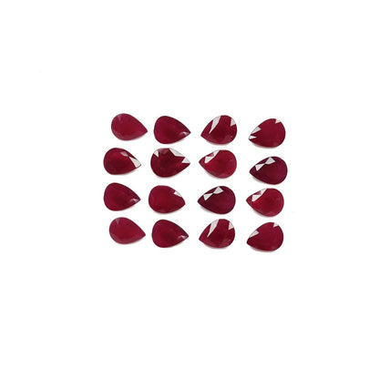 Natural Burma Untreated Ruby Calibrated Pears | 6x8mm & 7x5mm