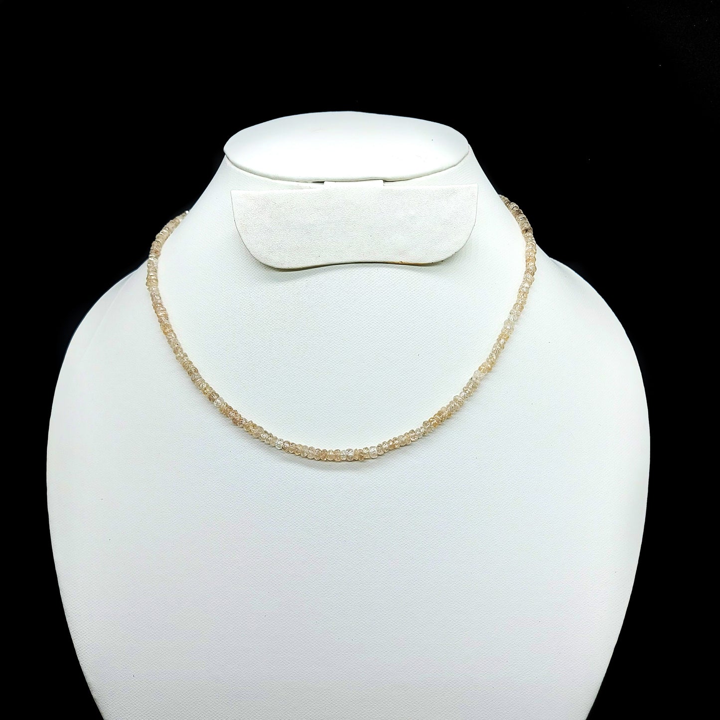 Natural Zircon Faceted Beads Necklace