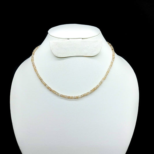 Natural Zircon Faceted Beads Necklace