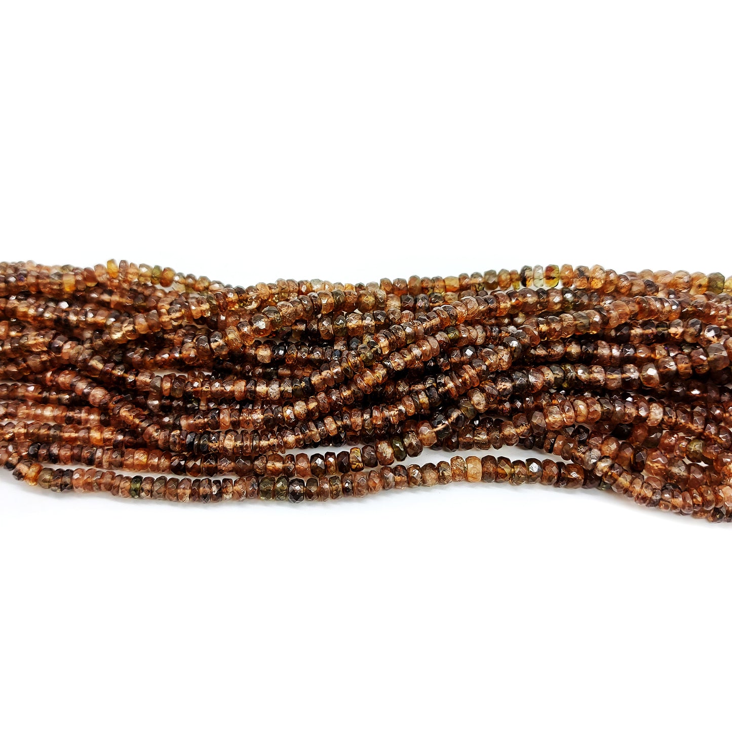 Natural Endosite Faceted Beads Necklace