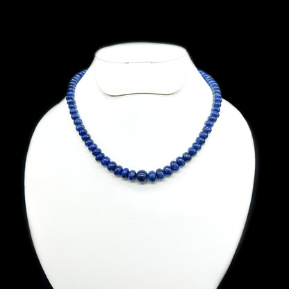 Natural Blue Sapphire Deyd Necklace | Gradual (6-11mm)