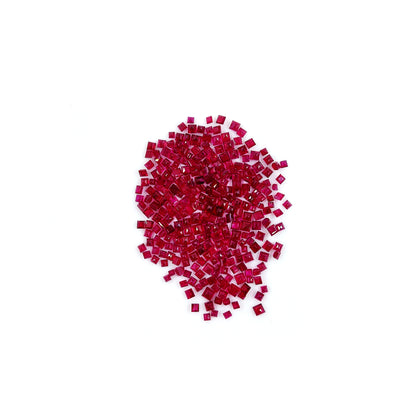 Natural Burma Untreated Ruby Calibrated Squares | 2mm & 3mm & 4mm