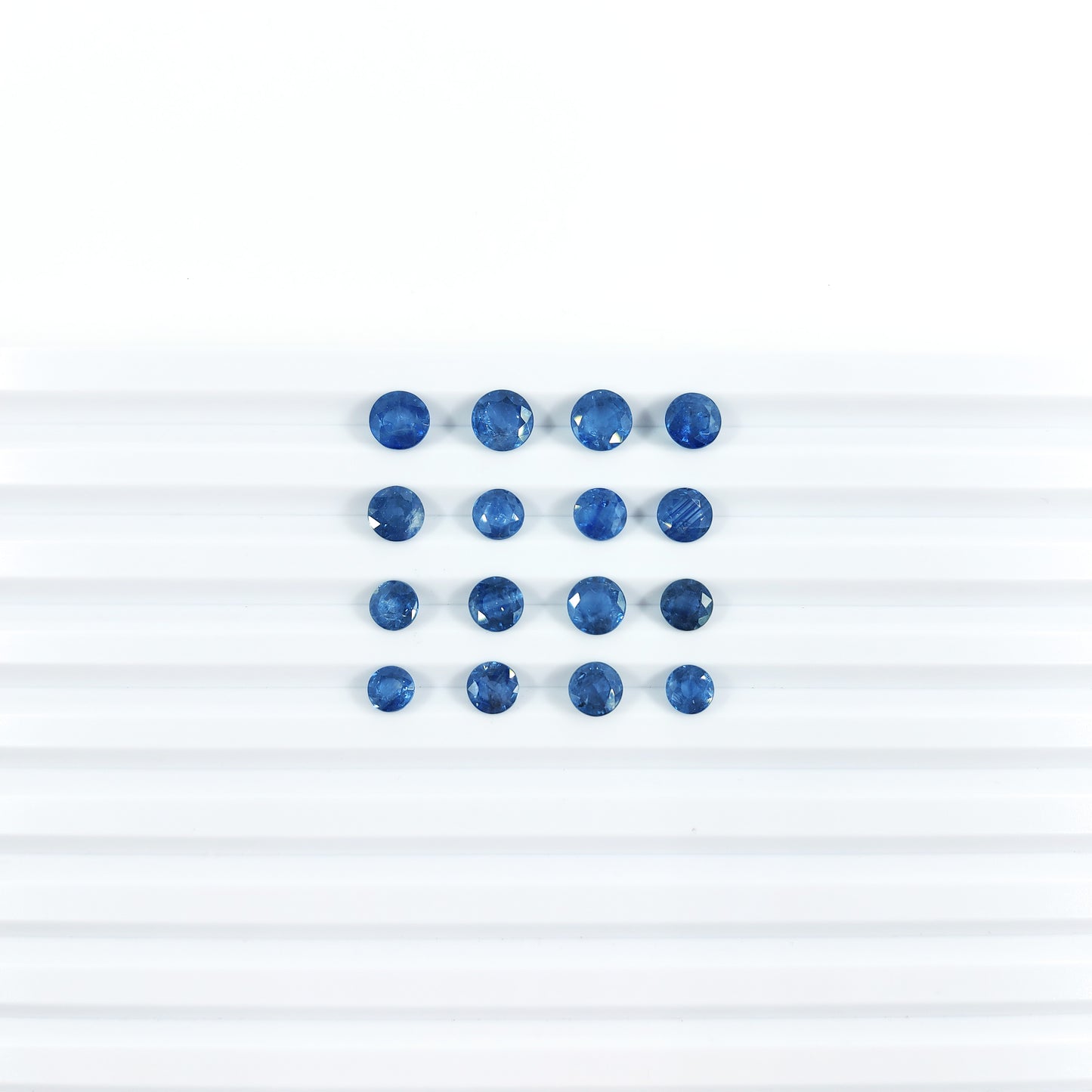 Natural Untreated Blue Sapphire Calibrated Rounds | 3mm & 4mm