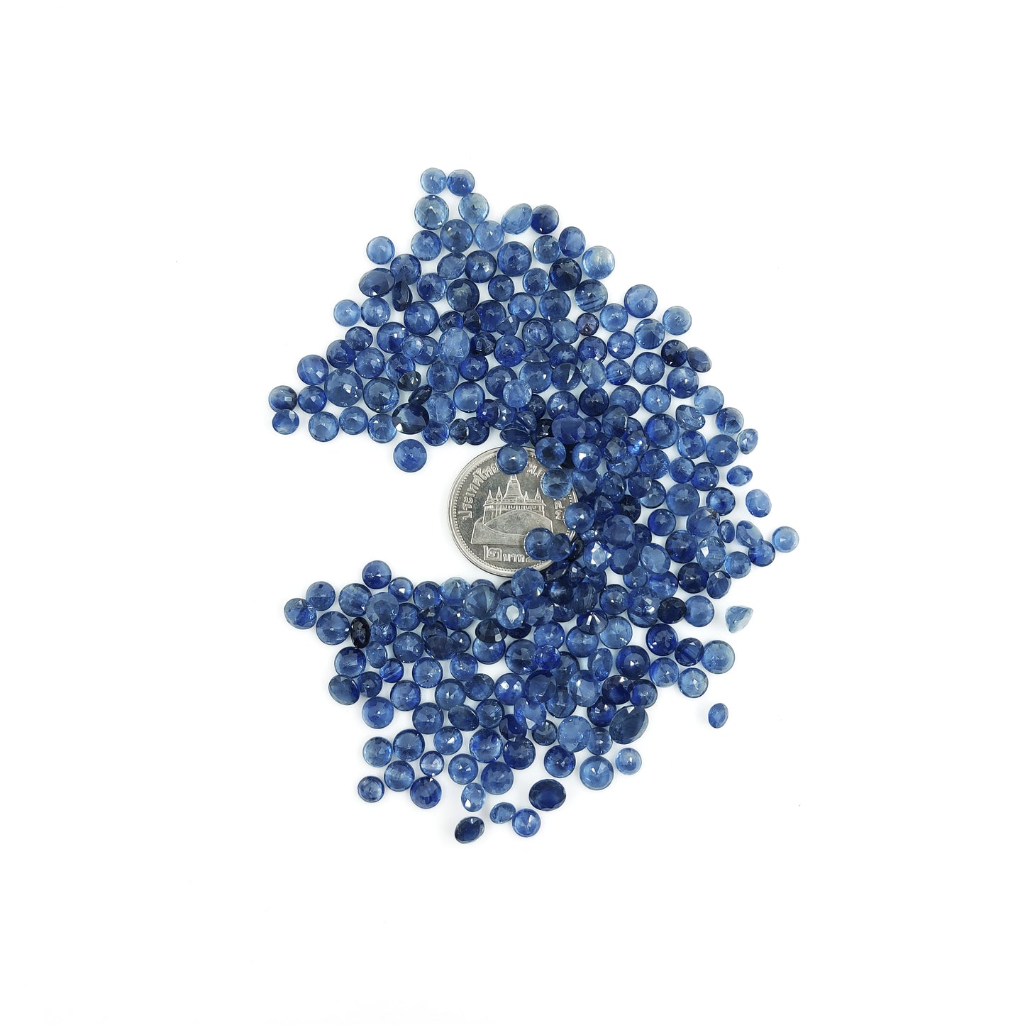 Natural Untreated Blue Sapphire Calibrated Rounds | 3mm & 4mm
