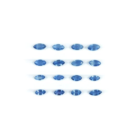 Natural Untreated Blue Sapphire Calibrated Marquise | 2.5X5mm & 3X6mm