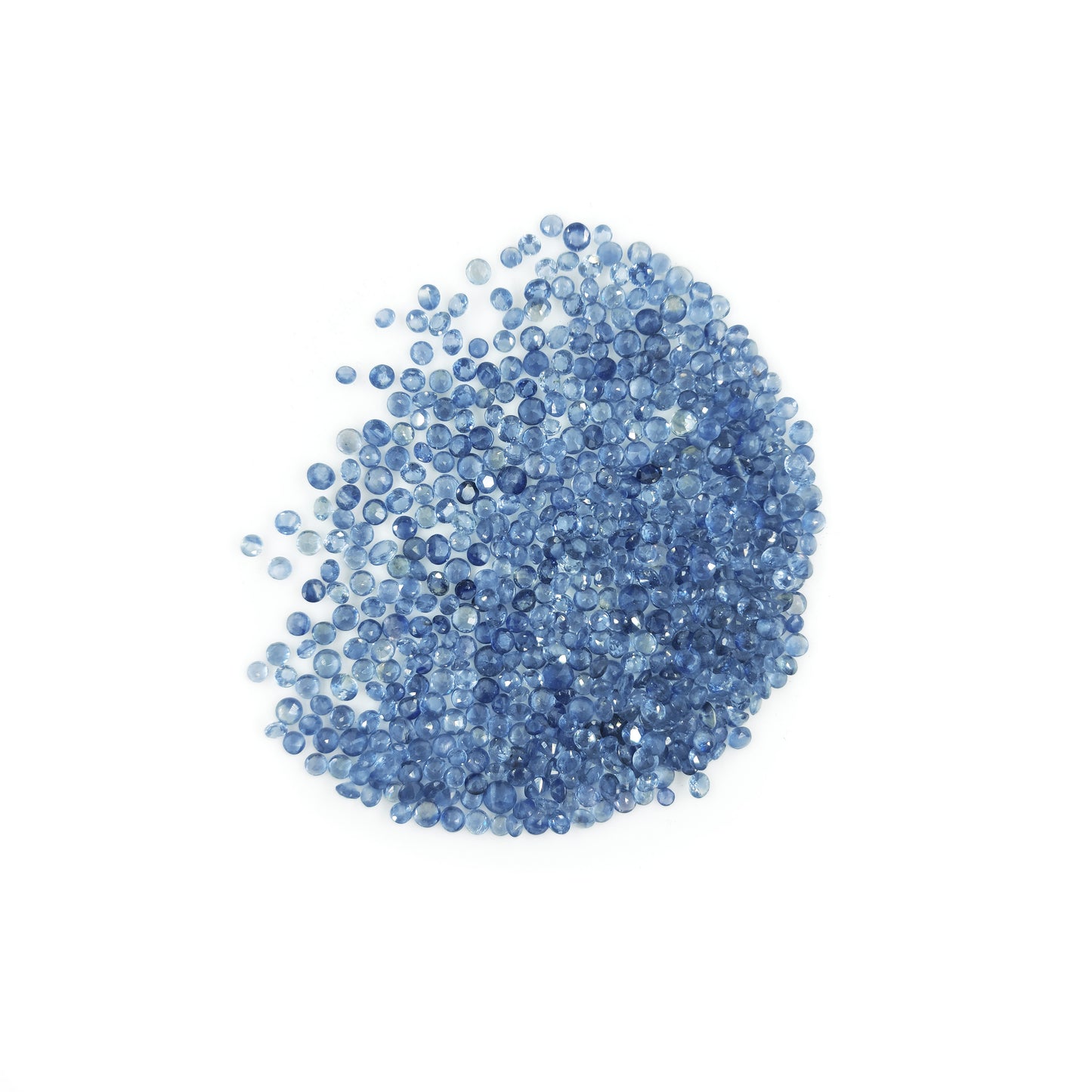 Natural Untreated Blue Sapphire Calibrated Rounds | 2mm& 3mm & 4mm