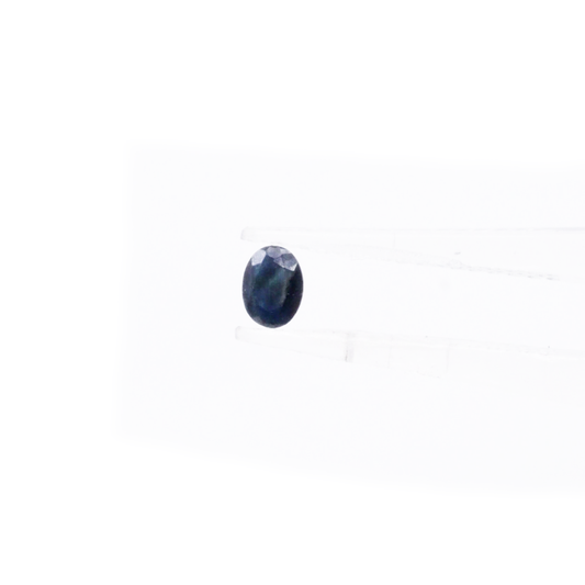 Natural Untreated Black Sapphire Calibrated Ovals | 5x6mm & 6x7mm
