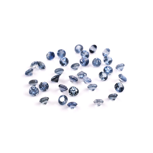 Natural Untreated Blue Sapphire Calibrated Rounds | 2mm