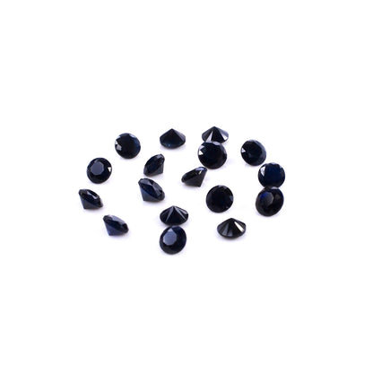 Natural Untreated Blue Sapphire Calibrated Rounds | 1.5mm & 1.75mm
