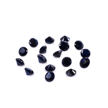 Natural Madagascar Untreated Blue Sapphire Calibrated Rounds | 2mm