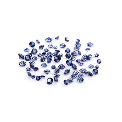 Natural Madagascar Untreated Blue Sapphire Calibrated Rounds | 1mm & 1.25mm