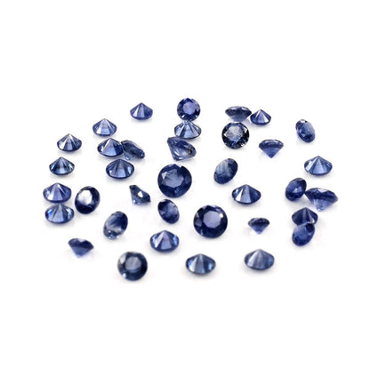 Natural Madagascar Untreated Blue Sapphire Calibrated Rounds | 2mm