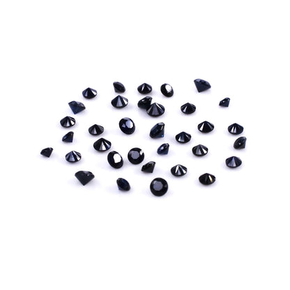 Natural Untreated Blue Sapphire Calibrated Rounds | 1mm & 1.25mm