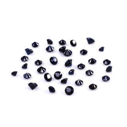 Natural Untreated Blue Sapphire Calibrated Rounds | 1.5mm & 1.75mm